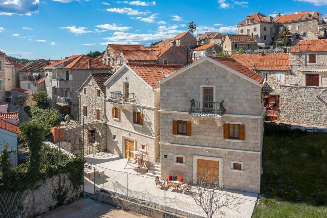Luxury Stone Villa Nevija 2022 Private Villa Milna  Exterior photo