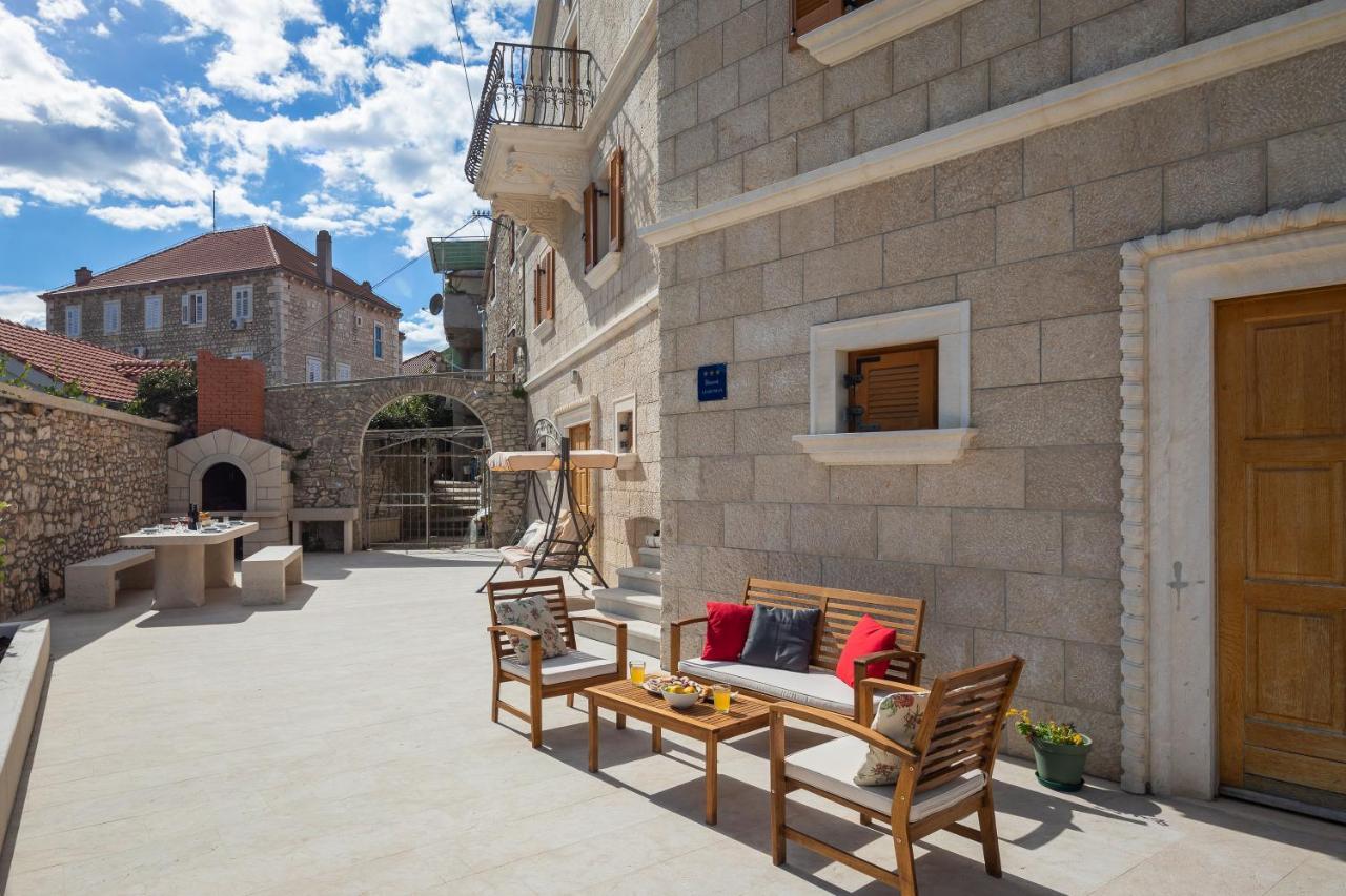 Luxury Stone Villa Nevija 2022 Private Villa Milna  Exterior photo